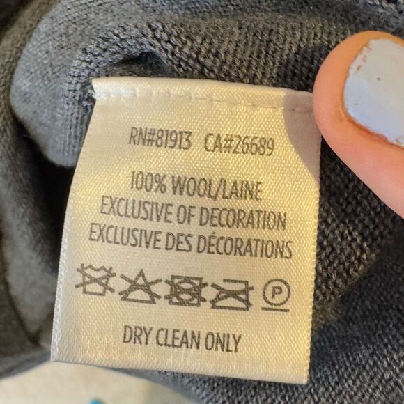 Robert Graham HUNTINGDON Black Wool Men's Sweater - Picture 5 of 9